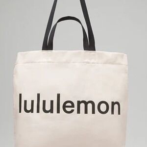 New lululemon Cream Tote Bag